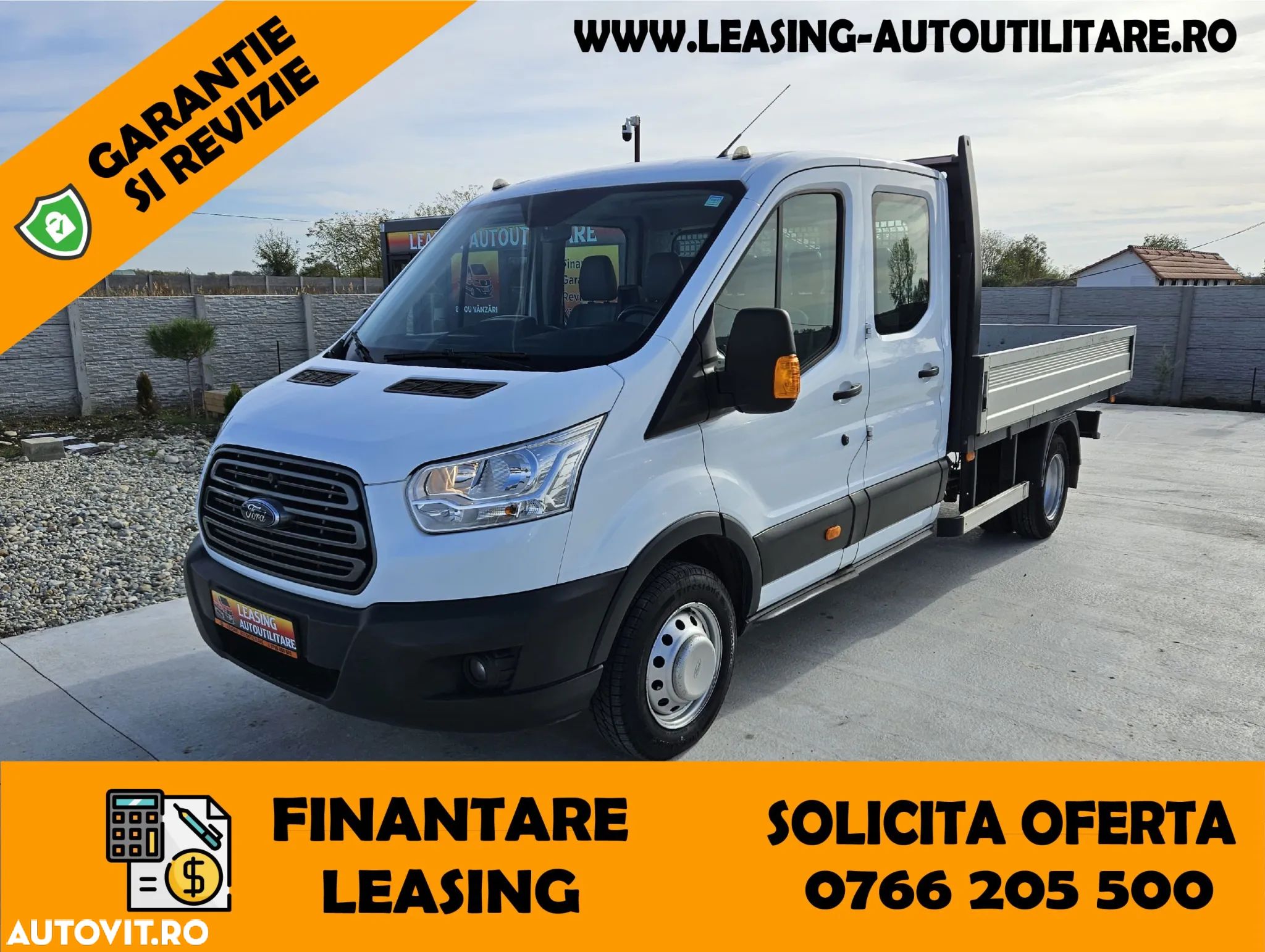 Ford New Transit Axa Dubla Doka 7locuri+Bena L=3.20m - 1