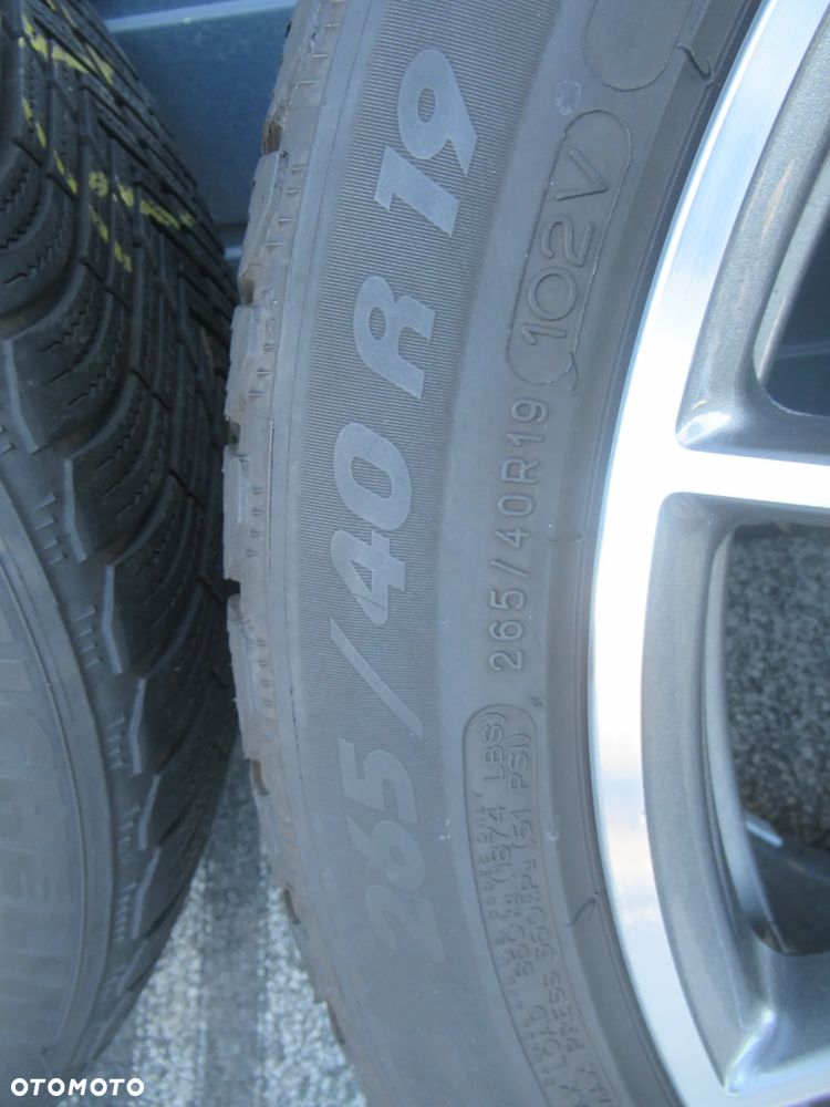 FELGI ALUMINIOWE OPONY MERCEDES E-KLASA W212 AMG 9.5Jx19H2 ET52 ET25 A2134014600 A2134012600 265/40/R19 - 27