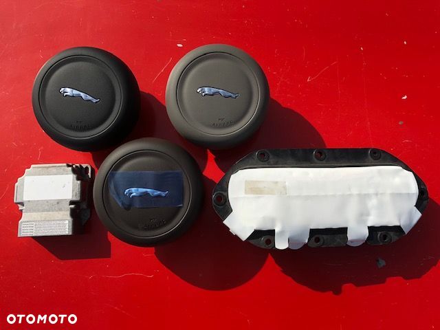 JAGUAR E-PACE DESKA KONSOLA KOKPIT PULPIT PÓŁKA PARAPET AIRBAG PODUSZKI POWIETRZNE KIEROWCY PASAŻERA oryginał wymiana AIRBAG PASY Raz2 !!! - 6