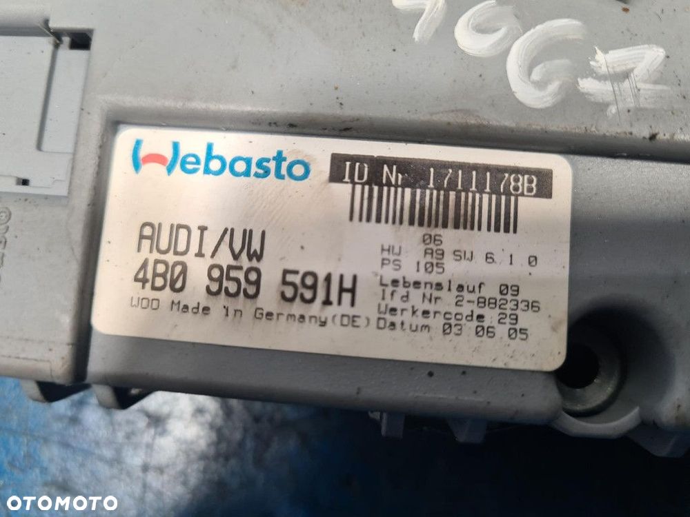 AUDI A4 B7 SILNICZEK SZYBERDACHU 4B0959591H  BLB, BRE - 3