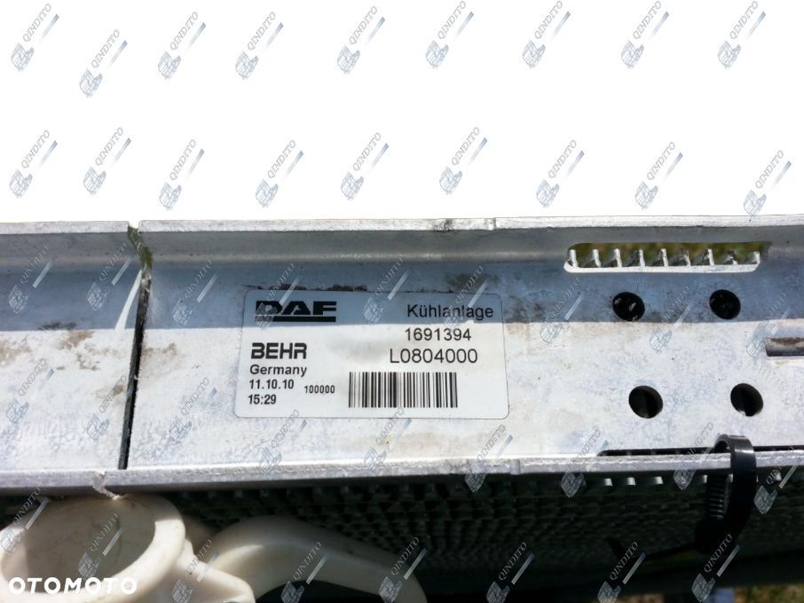 CHŁODNICA POWIETRZA INTERCOOLER DAF XF 105 1691394 - 2