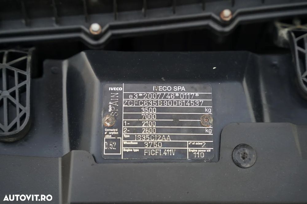 Iveco DAILY 35-150 / BASCULATOR SPATE 3.3 M / DUBLU / MANUAL / - 38
