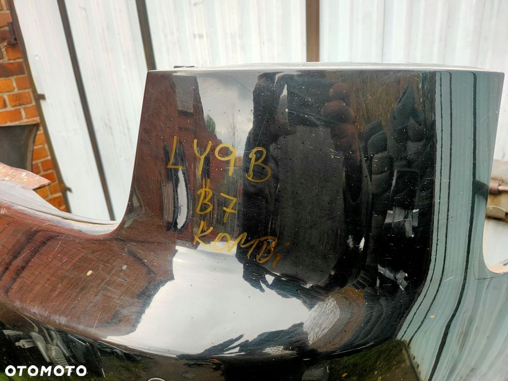 zderzak tył audi a4 b6 kombi kolor ly9b 2 rury - 5