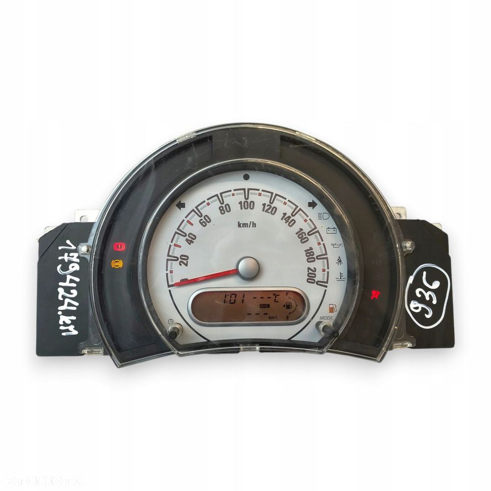 LICZNIK ZEGARY 34100-85LB Opel Agila B Splash 1.0 12V benzyna 179 424km - 3