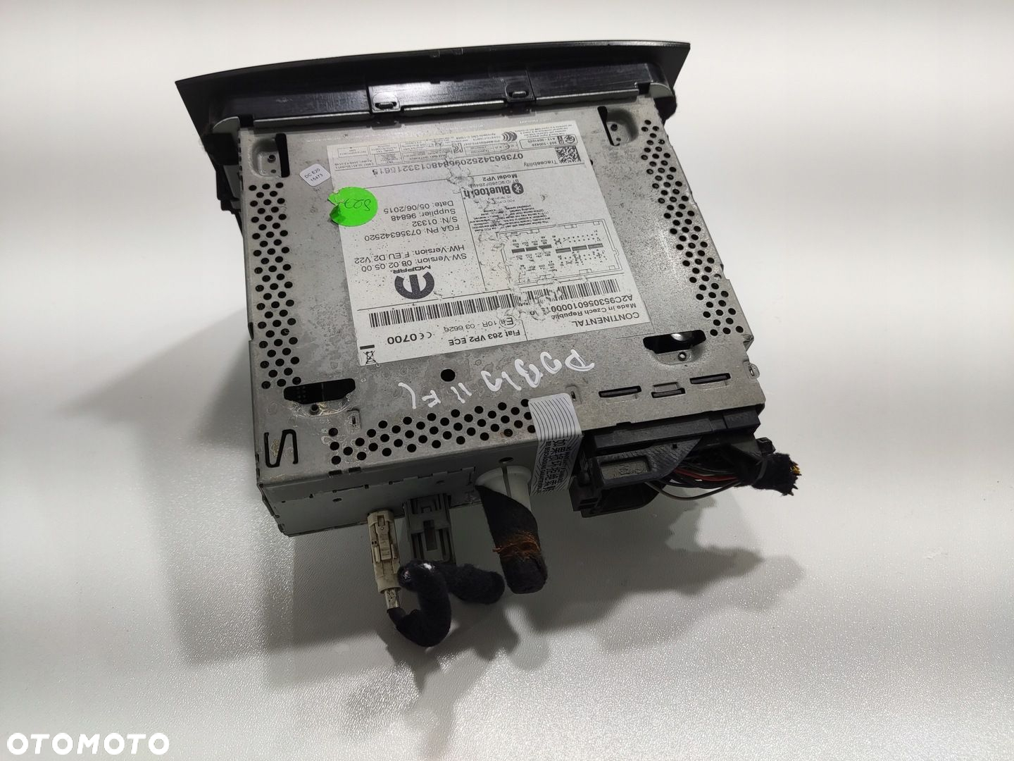 FABRYCZNE RADIO NAWIGACJA FIAT DOBLO II 7356342520 07356342520 2015-2019 - 8