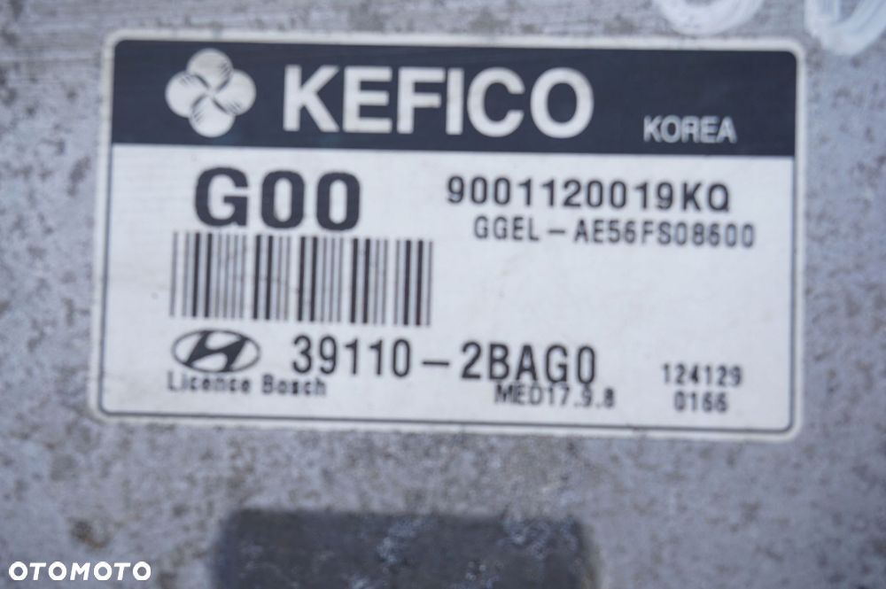 KOMPUTER STEROWNIK SILNIKA 39110-2BAG0 HYUNDAI IX35 I 1.6 GDI - 2