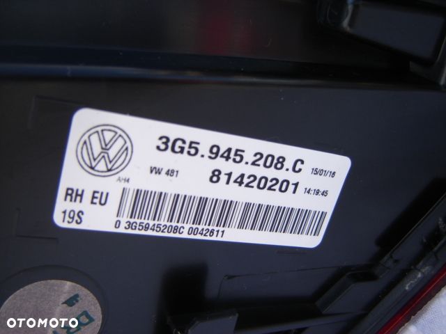 VW PASSAT B8 LAMPA LED TYŁ NOWA 3G5945208 C - 2