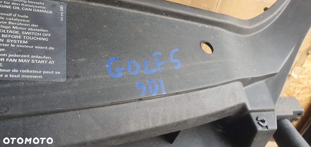 Pas przedni wzmocnienie chłodnice kompletny VW Golf V 5 2.0 SDI - 8