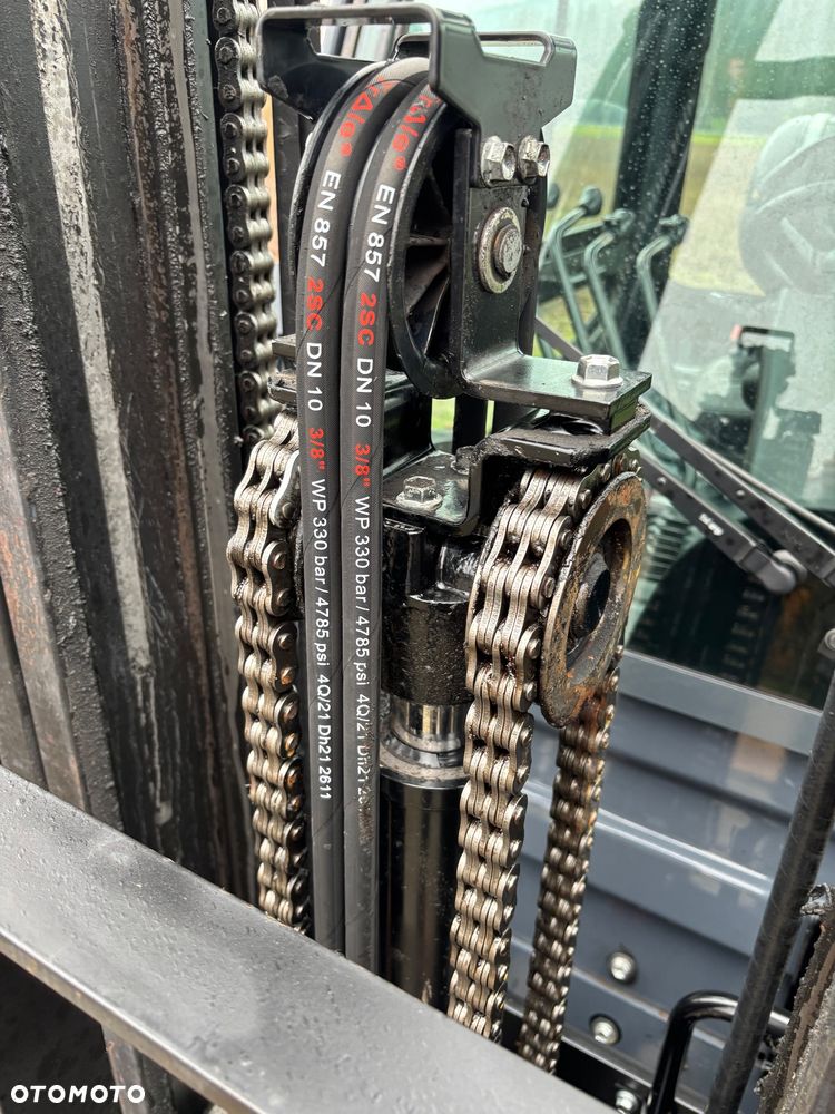 Toyota 8FGF25 GWARANCJA LPG BENZYNA triplex ORGINALNY KLIMA KABINA 49750 NETTO - 13