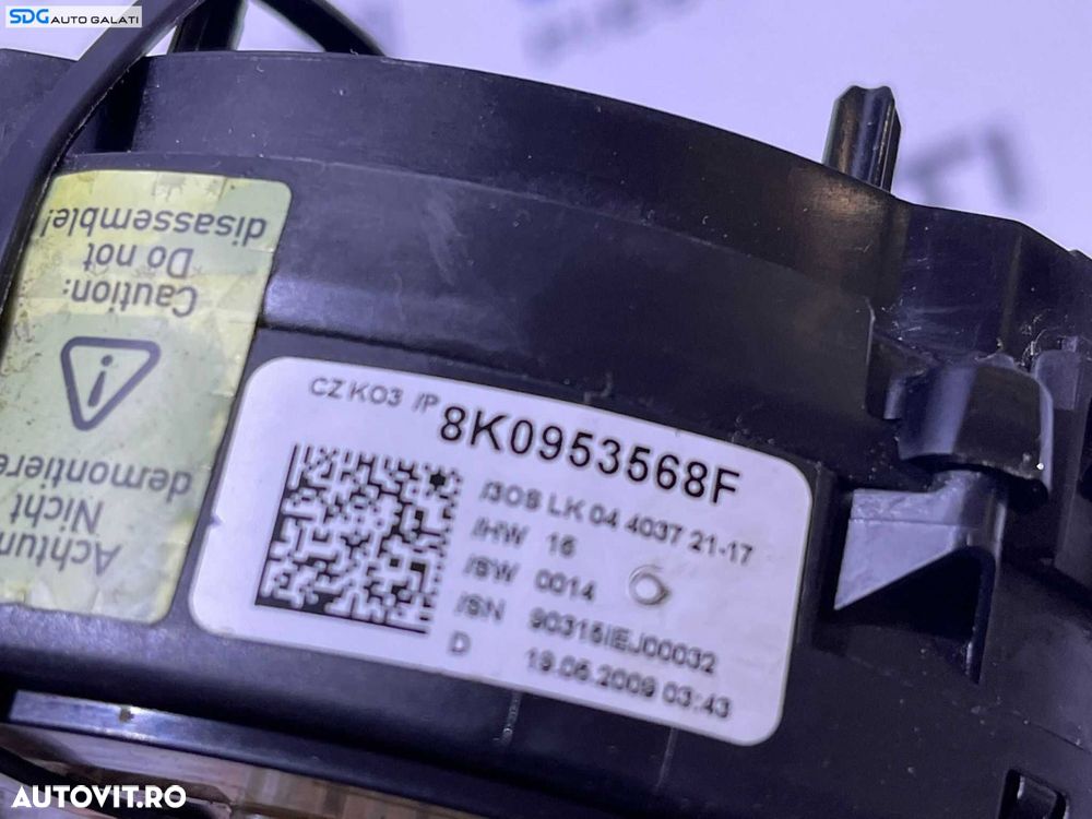 Spira Banda Spirala Panglica Volan Audi A5 2008 - 2017 Cod 8K0953568F [B3568] - 3