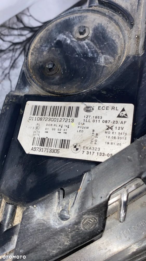 LAMPA LEWY PRZÓD BIXENON BMW F10 F11 LCI ANGLIK 7317133 - 7