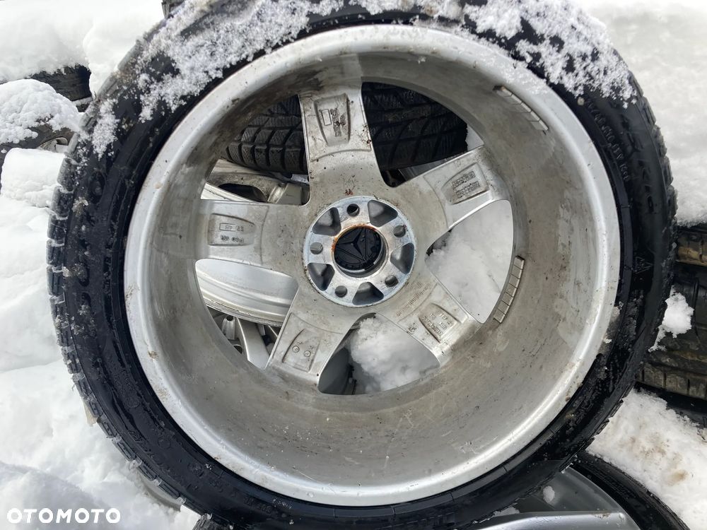 ALUFELGA Mercedes 18 5x112 ET48 OPONA PIRELLI ZIMOWA STAN B.DOBRY - 15