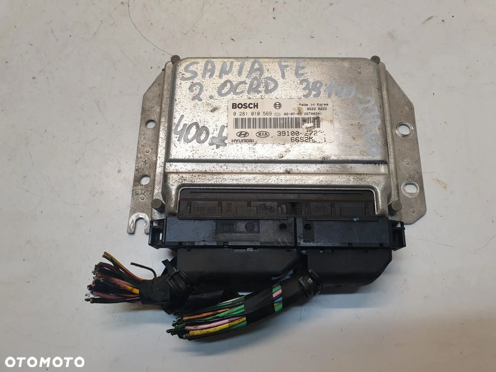STEROWNIK KOMPUTER SILNIKA HYUNDAI SANTA FE 2.0 CRD 39100-27200 - 1