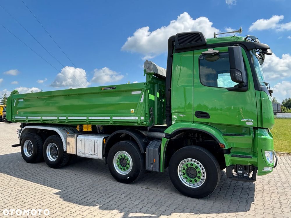 Mercedes-Benz AROCS 3251 8x4 Hydroburta Meiller Kiper (3248, 3243, 3245, 3246) bezwypadkowy z Niemiec, TOP stan . gotowy do pracy. - 6
