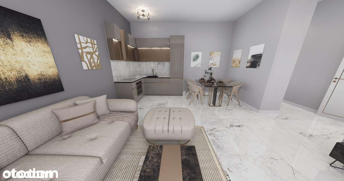 Wyjątkowy apartament w Centrum Lubina Loftowy klimat - 46,28 m2