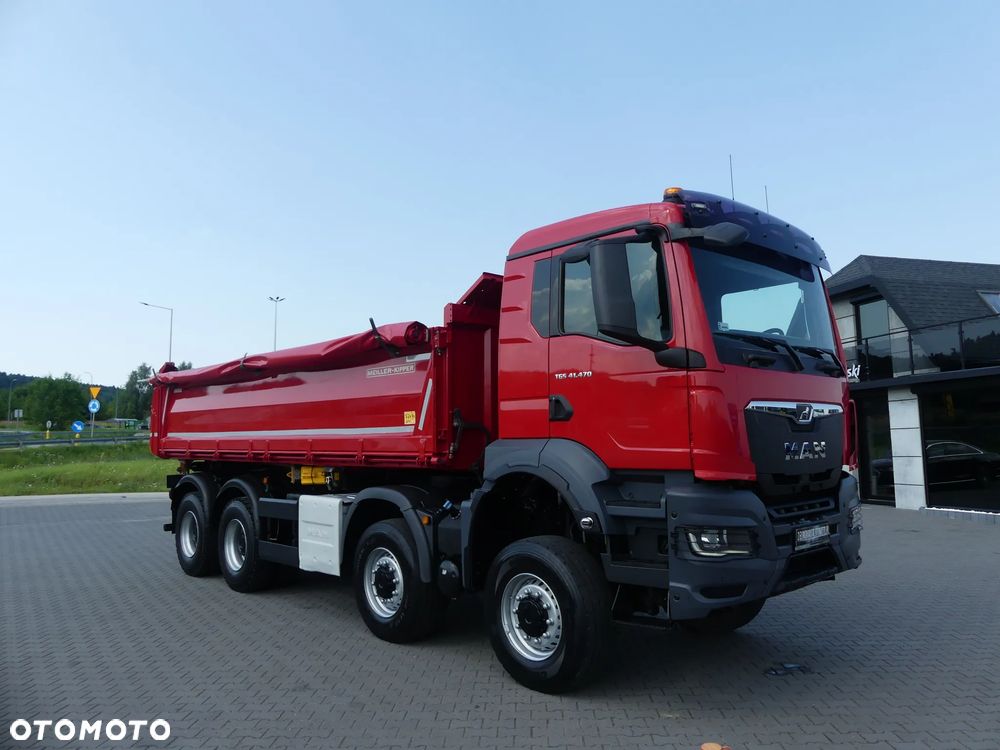 MAN TGS 41.470 / 8x8 / WYWROTKA MEILLER 3-STR HYDROBURTA / MANUAL / - 20