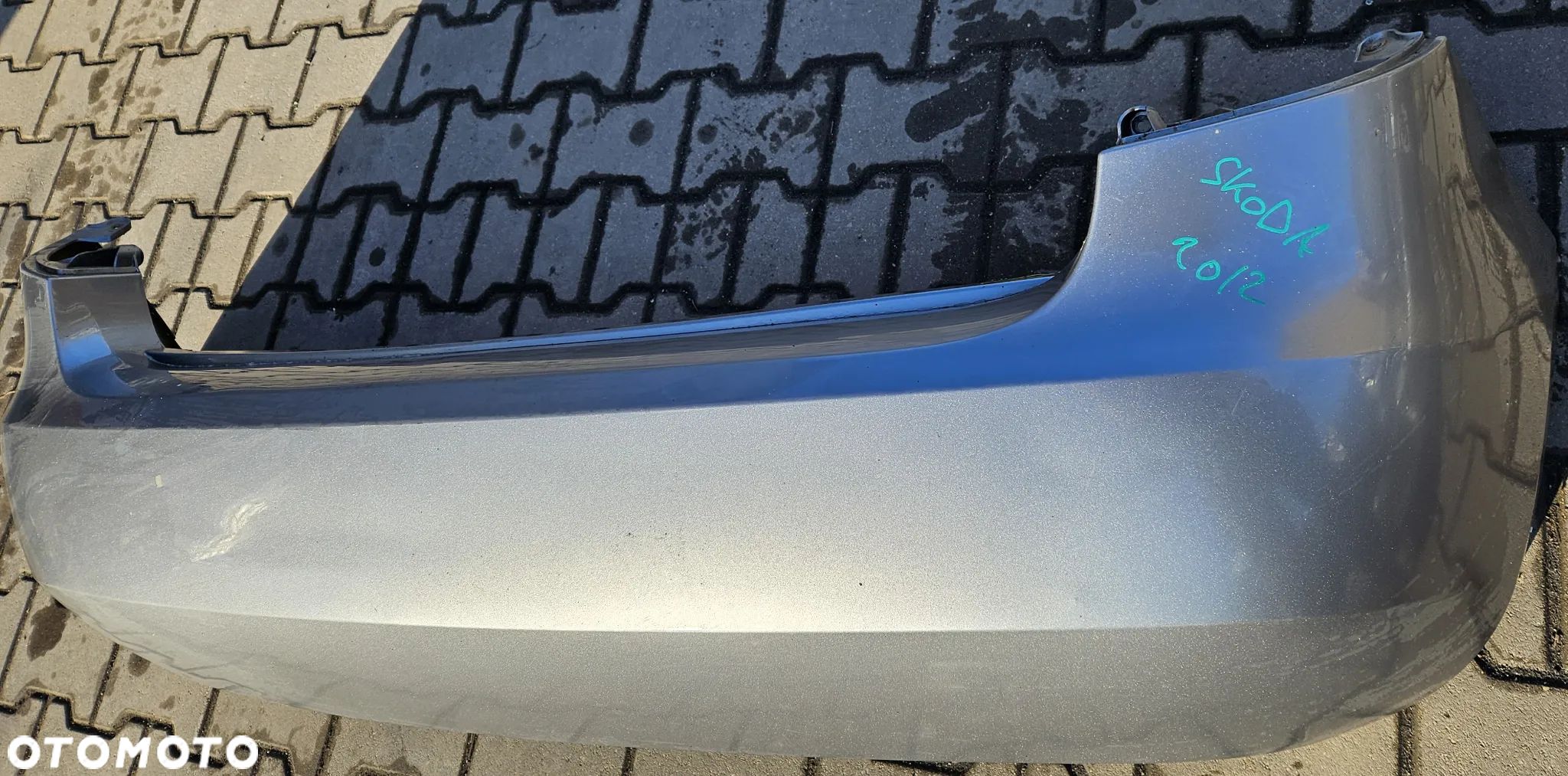 Skoda Fabia II 2 lift zderzak tył tylny - 1
