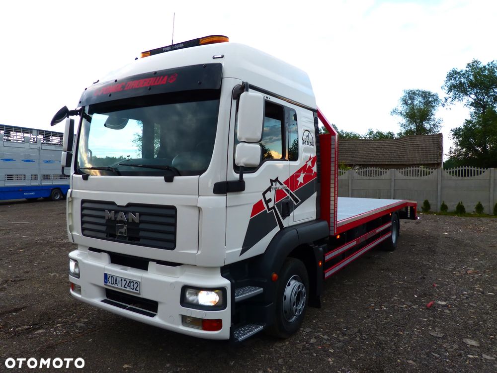 MAN TGM 15.280 POMOC DROGOWA / AUTOLAWETA/ SPECJALNY / EURO 5 / DMC 15.000 KG / ŁADOWNOŚĆ 8.500 KG /DŁ. 7.50 M - 2