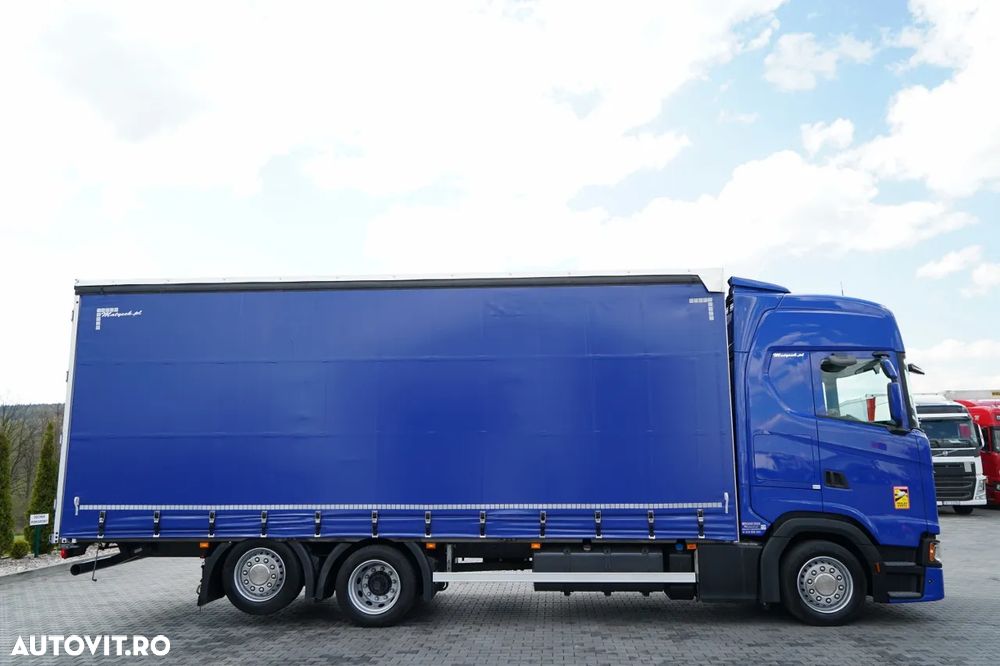 Scania S 450 / SOLO / CORTINĂ / 6x2 / ACOPERIȘ RIDICABIL / PUNȚĂ RIDICABILĂ / - 6
