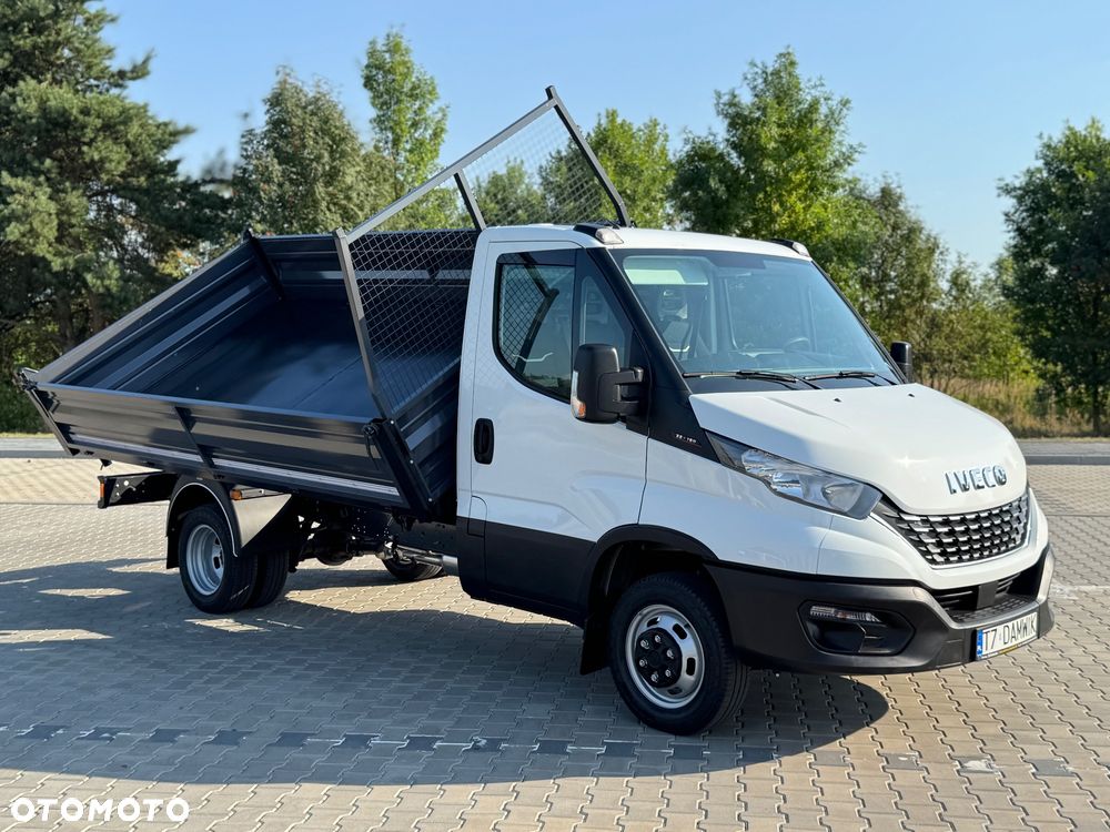 Iveco Daily 2020r ‼️35/50C16‼️3.0 HPI Nowa Wywrotka 3-Stronna Hak poduszki pneumatyczne klimatyzacja niski przebieg Navi kamera parkowania Bogata Wersja wywrot bliźniak 6x uchwyty na pace słupki wyciągane - 5