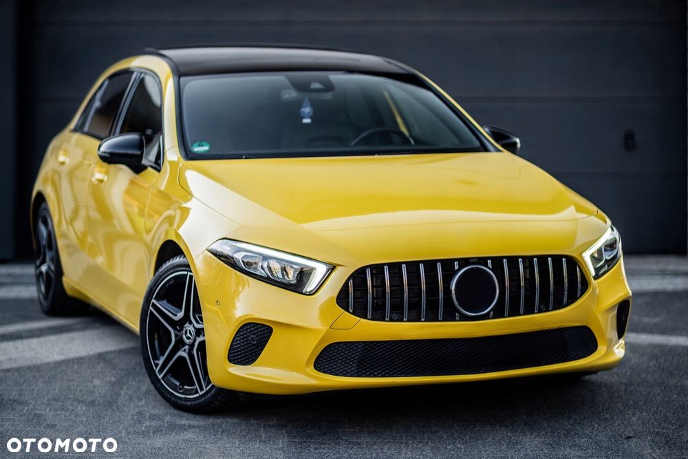 mercedes a-class w177 2018-2023 z kamerą grill gt panamericana srebrny - 3