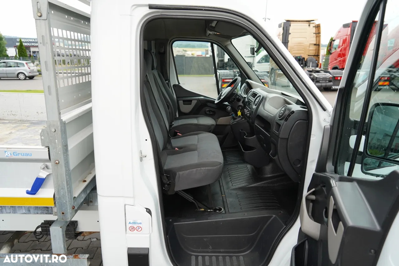 Renault MASTER / BASCULĂ / 130 CP / MANUALĂ / 3 LOCURI / IMPORTAT - 34