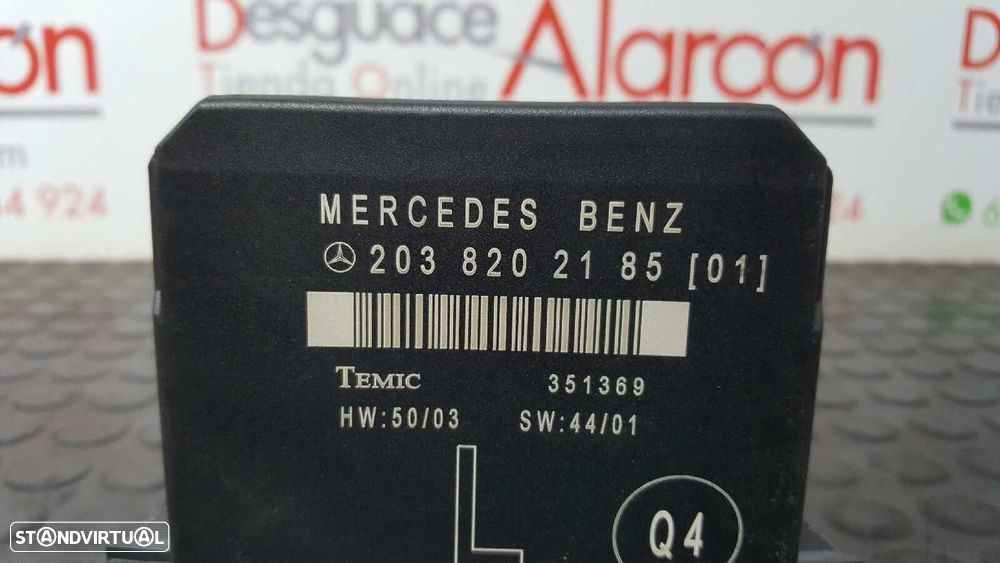 CENTRALINA/BOMBA FECHO CENTRAL MERCEDES CLASE C (W203) FAMILIAR C 200 T CDI (LA)... - 4