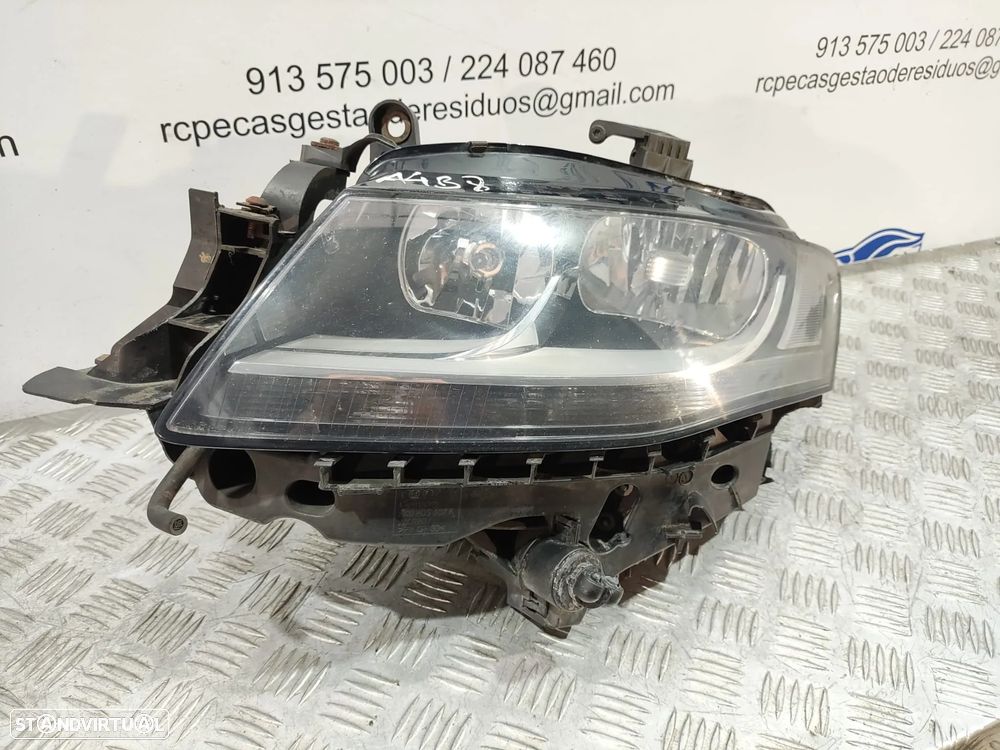 Otica Farol Frente Frontal Esquerda Original Audi A4 B8 Pre Facelift 8K0941003A - 4
