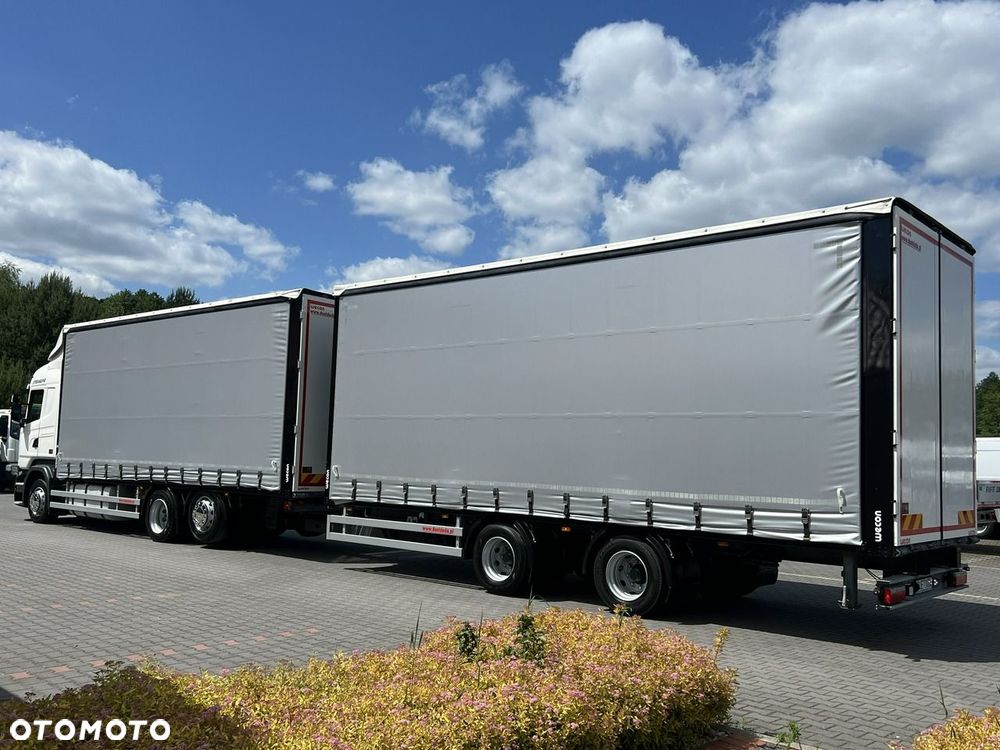 Scania R410 bez EGR Zabudowy Wecon 120m Dach Podnoszony  Zestaw Tandem - 11