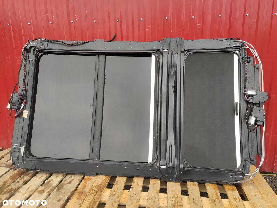 AUDI Q7 4L LIFT SZYBERDACH PANORAMA KOMPLETNY ORYGINAŁ BDB STAN - 4