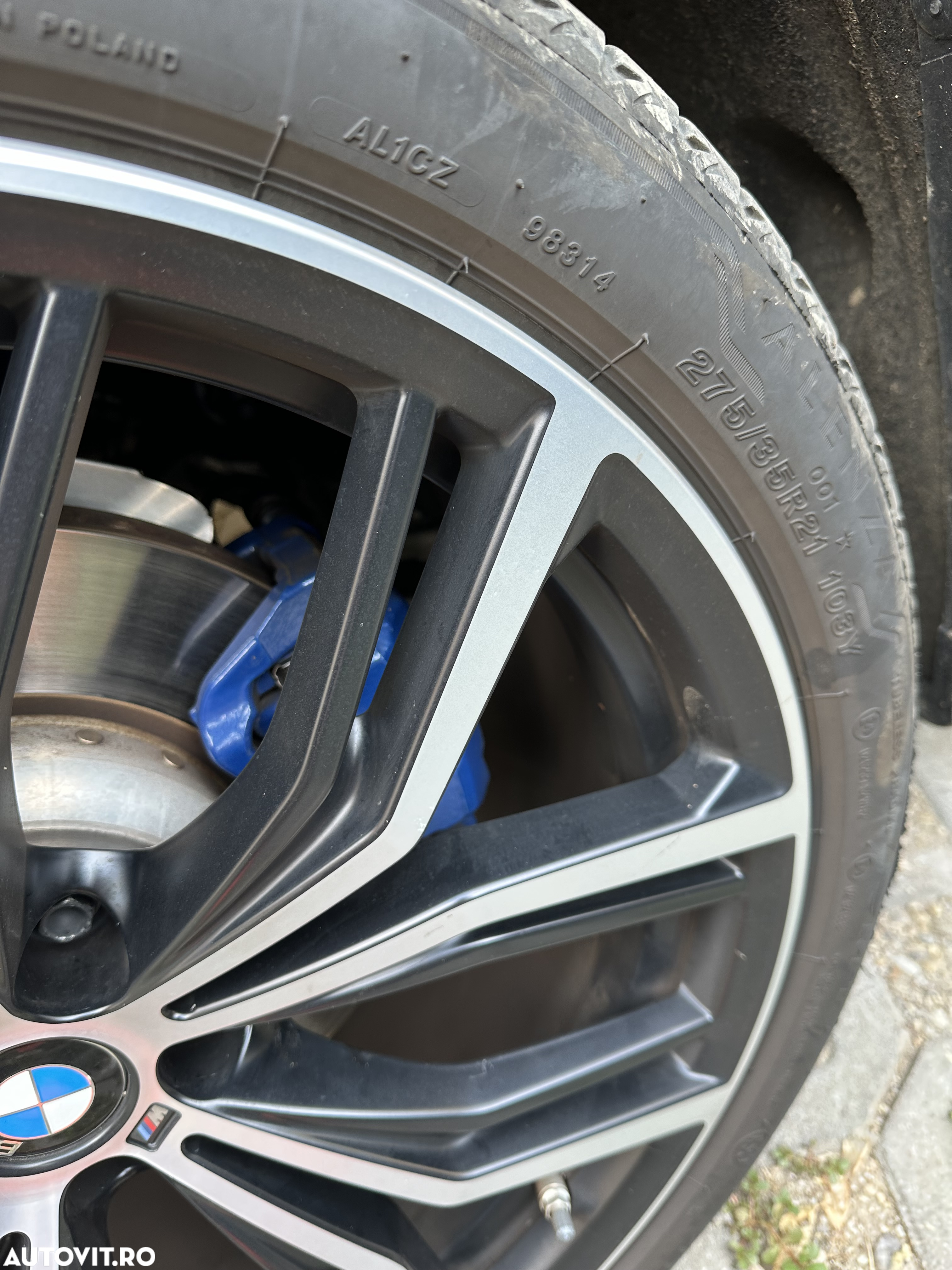 Anvelope mixte BMW X4 G02, 245/40R21 și 275/35R21 - 3