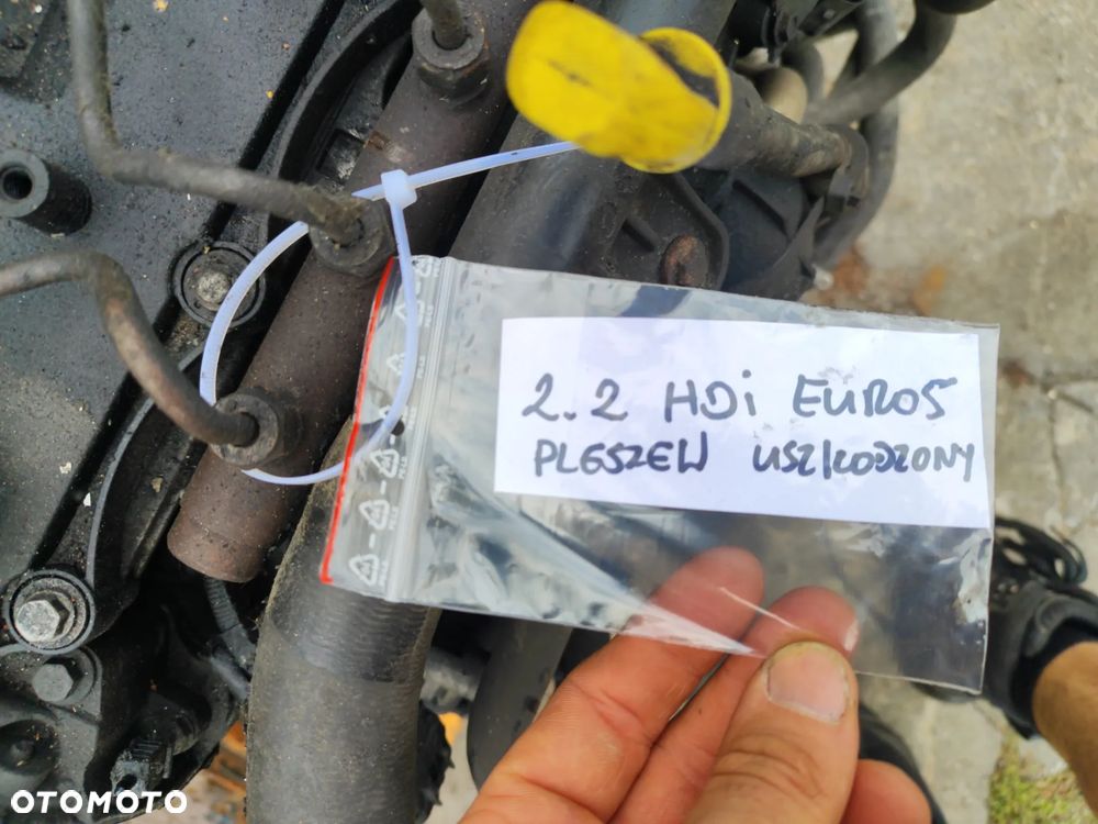 Silnik kompletny 2.2 HDI Euro 5 130KM 4HH USZKODZONY! do Peugeot Boxer Citroen Jumper II 11- , silnik na chwilę odpalał ,ale coś mocno wali - 10