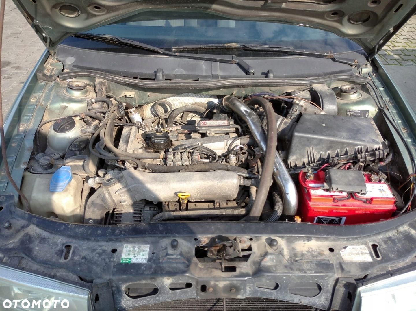 SKODA OCTAVIA I 1U LIFT 00-10 ZDERZAK MASKA LAMPY XENON PAS 9596 M7 / F6G - 14