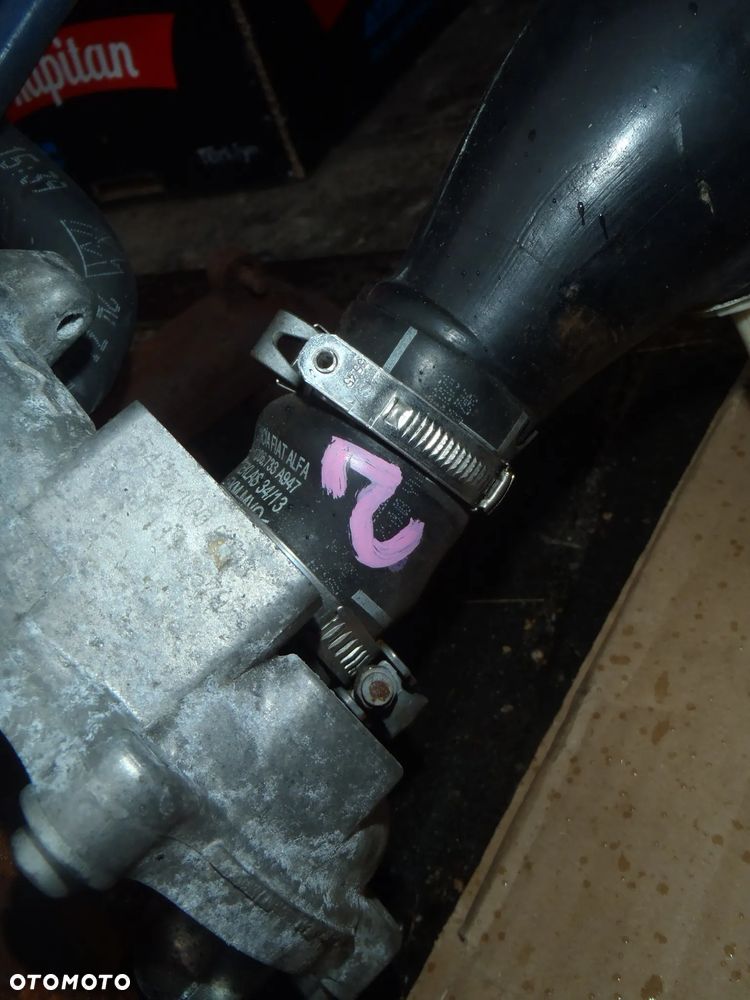 rura przewód odma powietrza turbiny przepływomierza fiat doblo Qubo fiorino 500 panda grande punto evo mito euro 4 5 1.3 multijet - 8