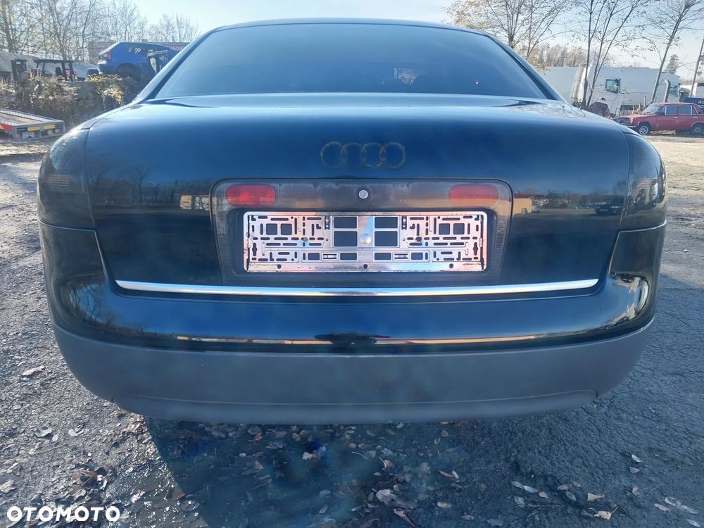 Audi A6 C5 sedan silnik kompletny 1.8 Turbo AEB turbina turbosprężarka cewka wiązka przepustnica przepływomierz kolektor skrzynia biegów DHW sprzęgło dwumasa drzwi lewe prawe klapa błotnik lusterko kolor LY9B czarny maglownica wydech tłumik lampa tył tylna blenda belka rura dolotowa przewód podłokietnik sterownik panel boczki fotele grzane alufelgi szyba dekory NA CZĘŚCI WSZYSTKIE CZĘŚCI - 10