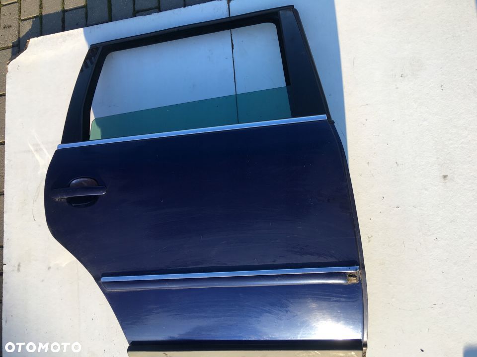 VW PASSAT B5 DRZWI TYŁ LEWE PRAWE LC5N KOMBI CHROM - 2