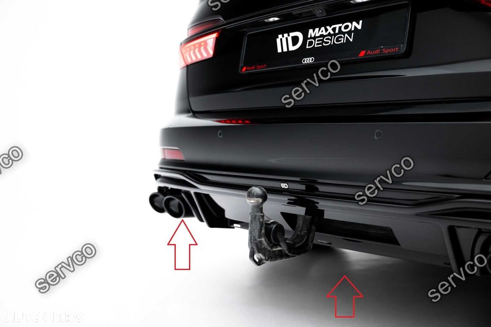 Difuzor bara spate si imitatii evacuare Audi A6 C8 S-Line 2023-2025 v6