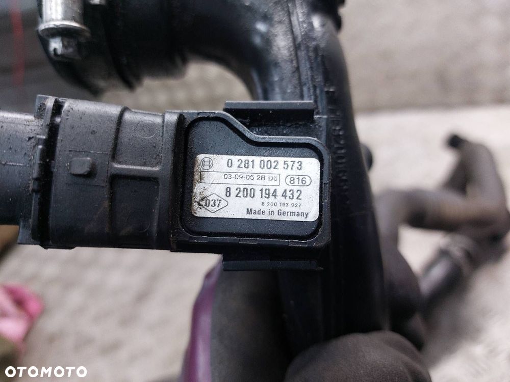 OBUDOWA FILTRA POWIETRZA + RURA DOLOT RENAULT MEGANE II 1.5 DCI - 8