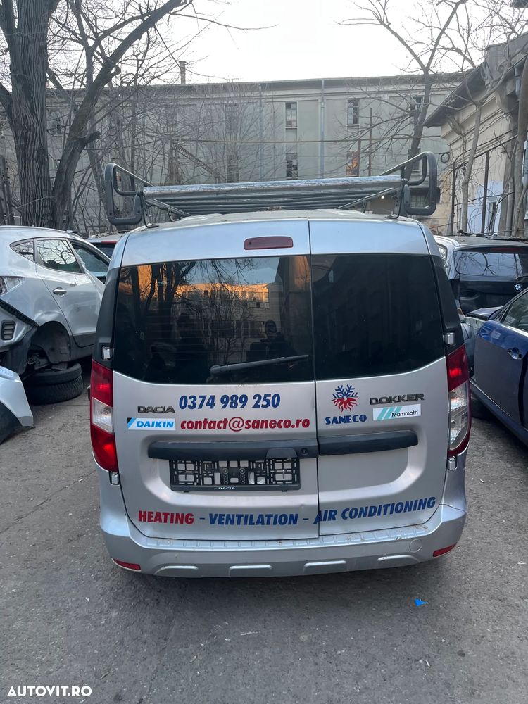 Usa dreapta spate batanta Dacia Dokker gri 2012-2022 model cu geam - 7