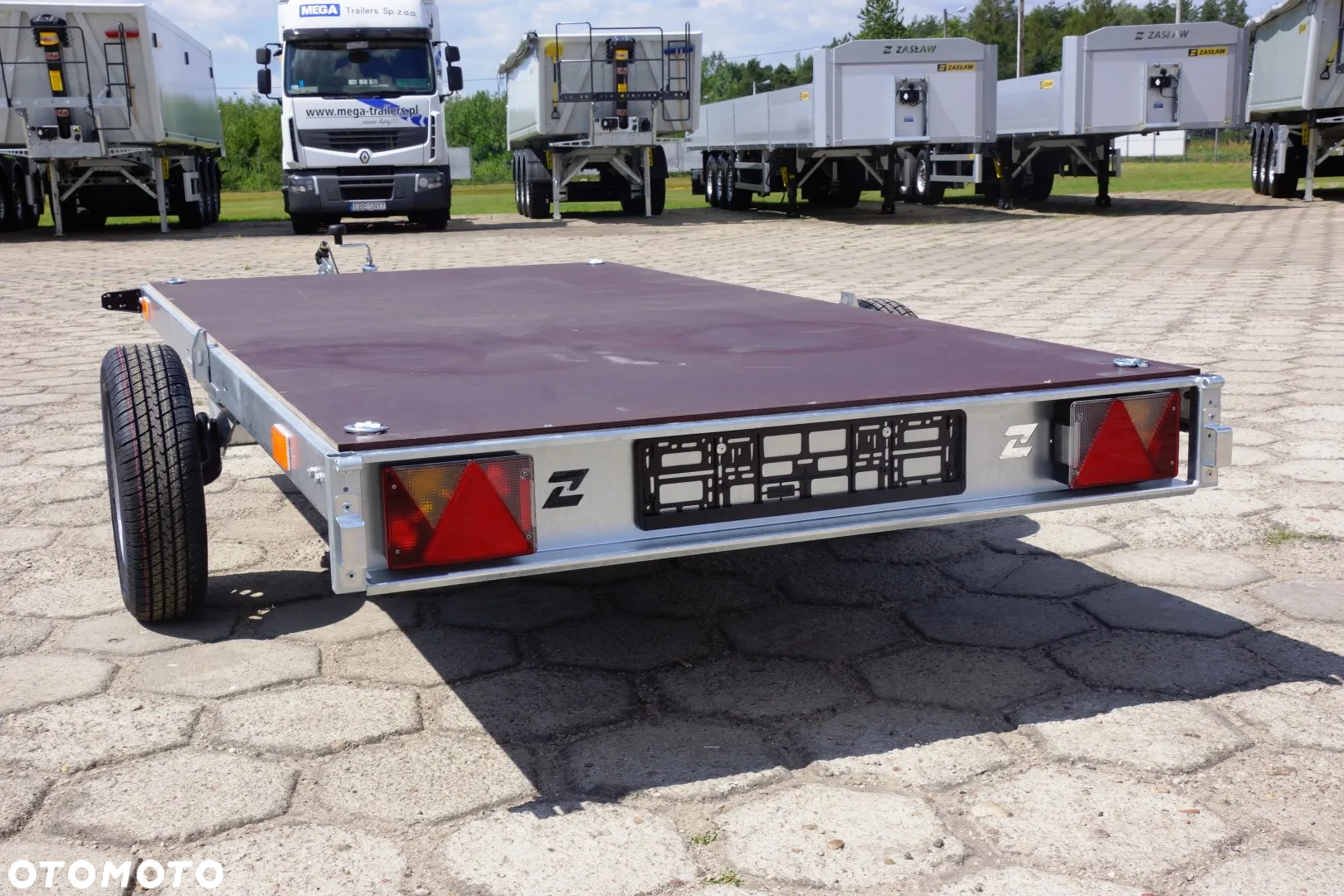 Zaslaw 1 oś, przyczepa prawko B, 750 kg DMC  MOCNA I SOLDNA - 35