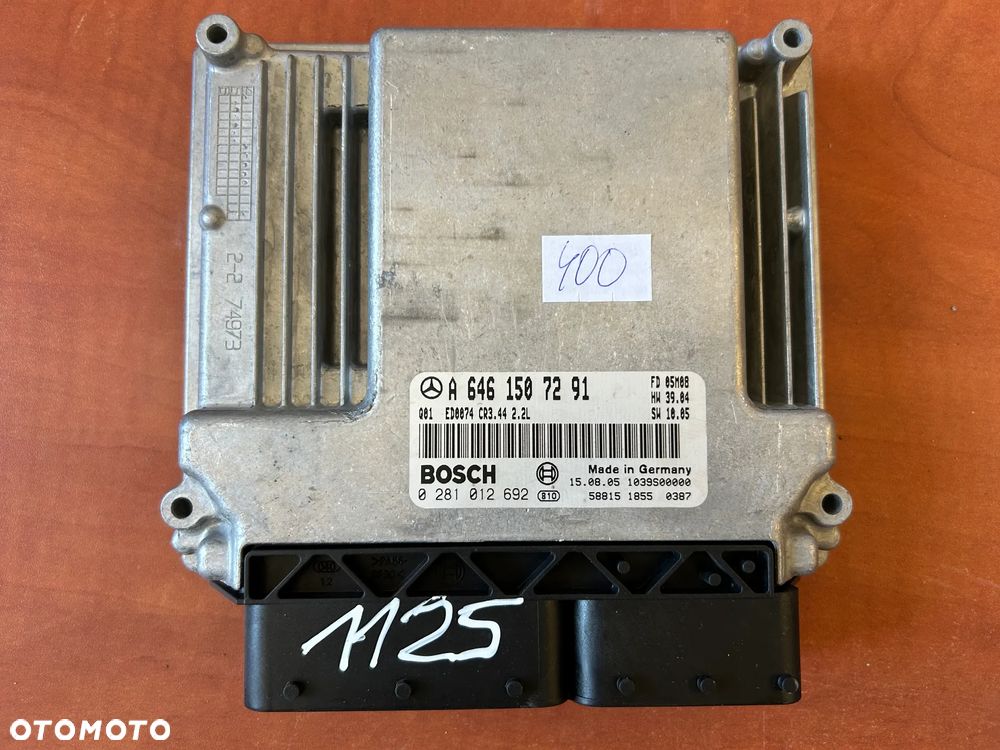 KOMPUTER Sterownik silnika 0281012692 A6461507291 Mercedes-Benz W211 - 1