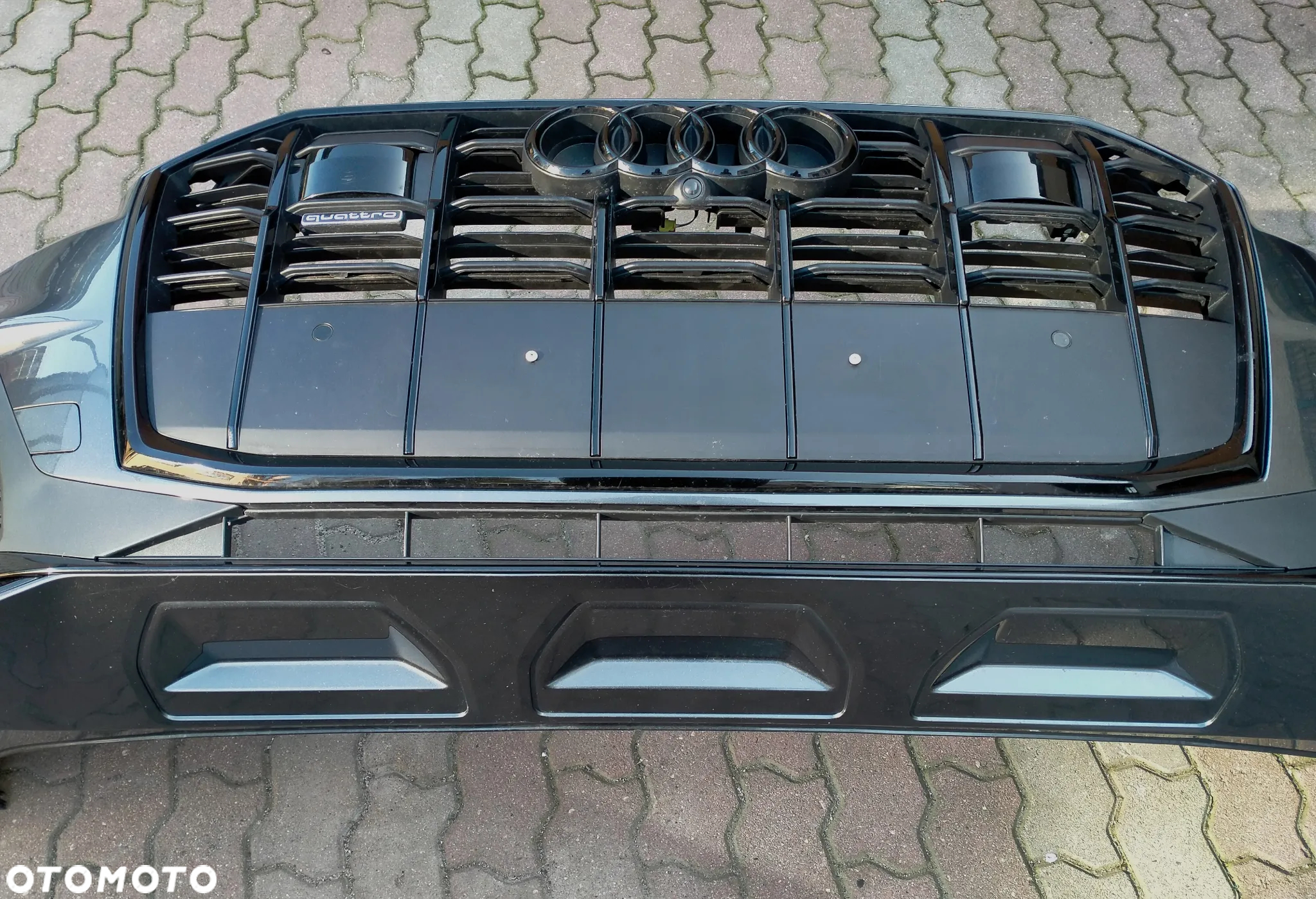 AUDI Q7 4M LIFT S-line / LZ7S / MASKA / ZDERZAK / LAMPA LAMPA / BŁOTNIK / PAS PRZEDNI PRZÓD KOMPLETNY / ORYGINAŁ - 26