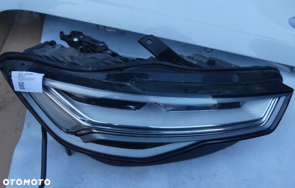 dw audi a6 c7 lift zderzak 4 pdc maska błotniki full led pas przód ls9r - 5