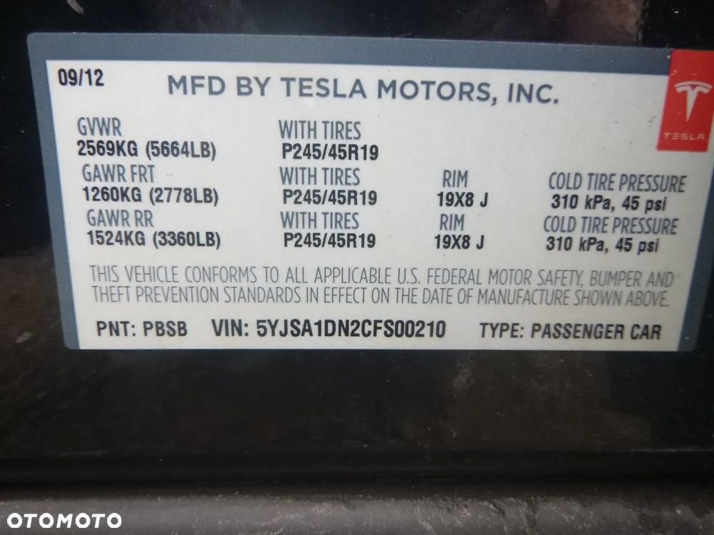 Tesla Model S 85 - 15