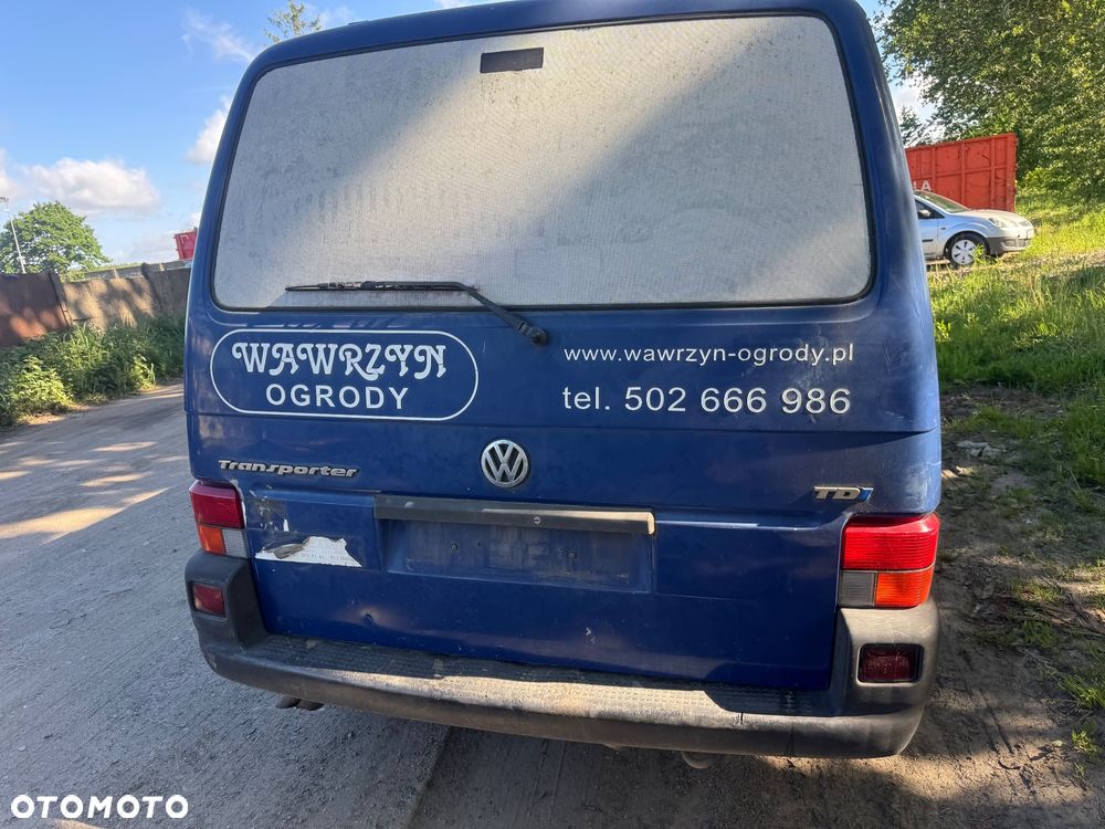 Volkswagen t4 transporter drzwi prawe lewe przednie boczne przesuwne przesówne klapa tył tylnia z szybą niebieskie niebieski granatowy - 10