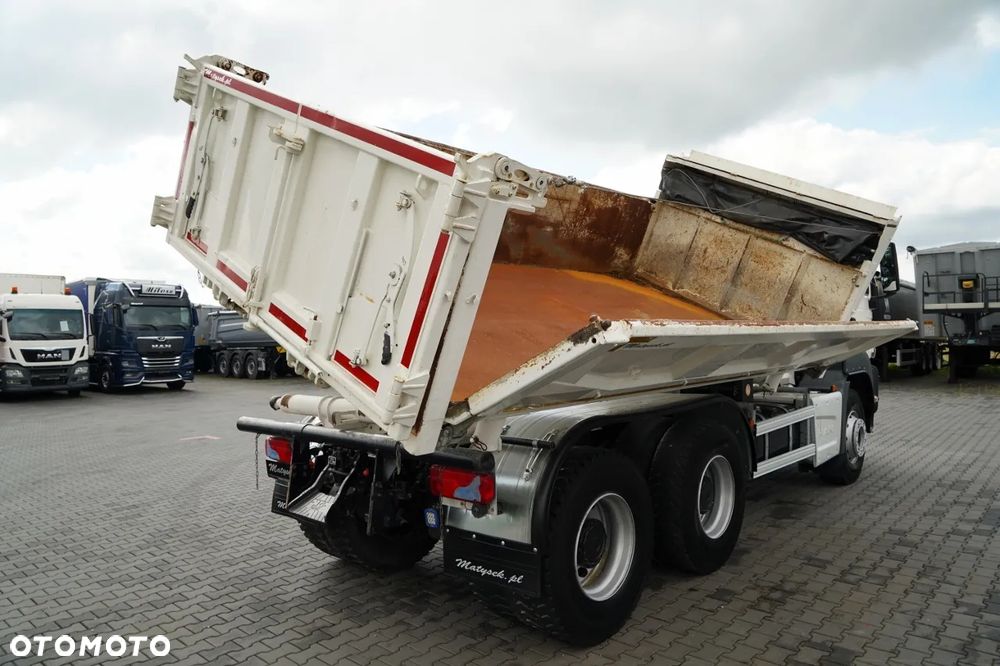 MAN TGS 26.460 / 6X4 / 3 STRONNA WYWROTKA / HYDROBURTA / CZOŁOWNICA  / AUTOMAT / - 11