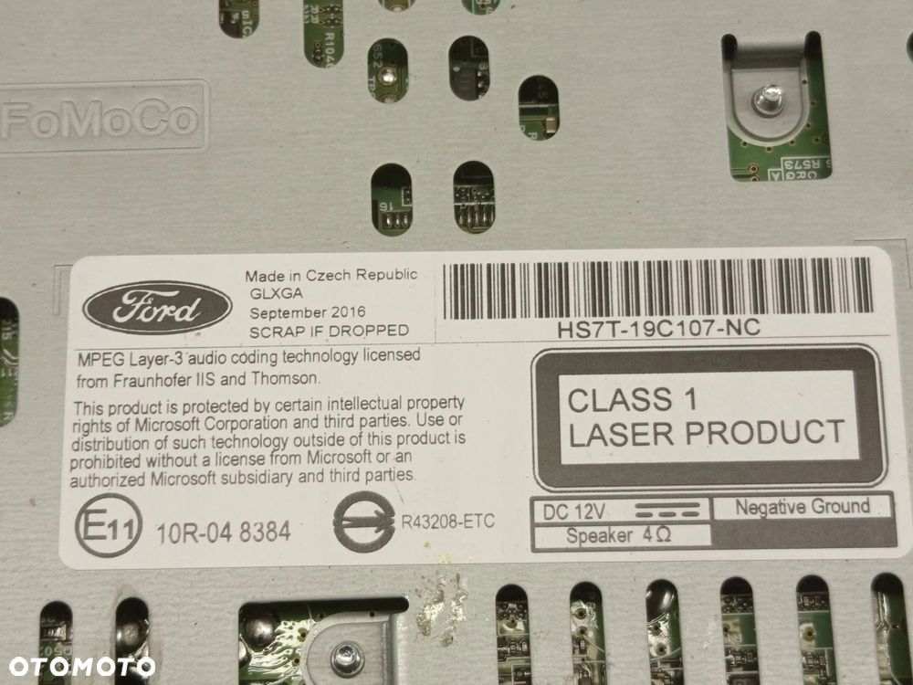 Radio Fabryczne Nawigacja Ford Mondeo MK V 5 HS7T19C107NC - 14
