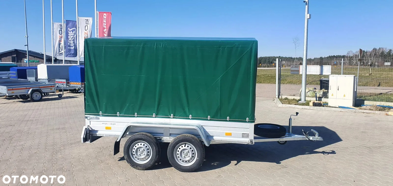 Rydwan Dostawa przyczepa lekka 265x145x150 cm DMC750kg stelaż i plandeka SOLIDNA I MOCNA - 9