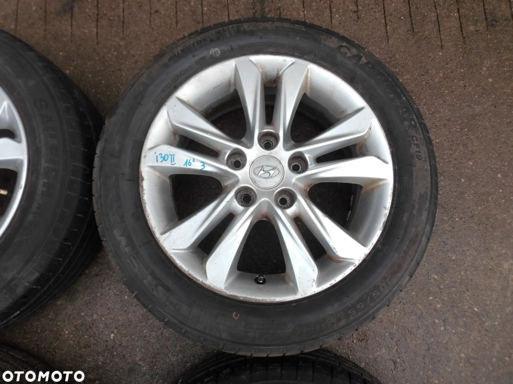 KOŁA FELGI ALUMINIOWE OPONY LETNIE 205/55R16 HYUNDAI I30 II KIA CEED II - 9