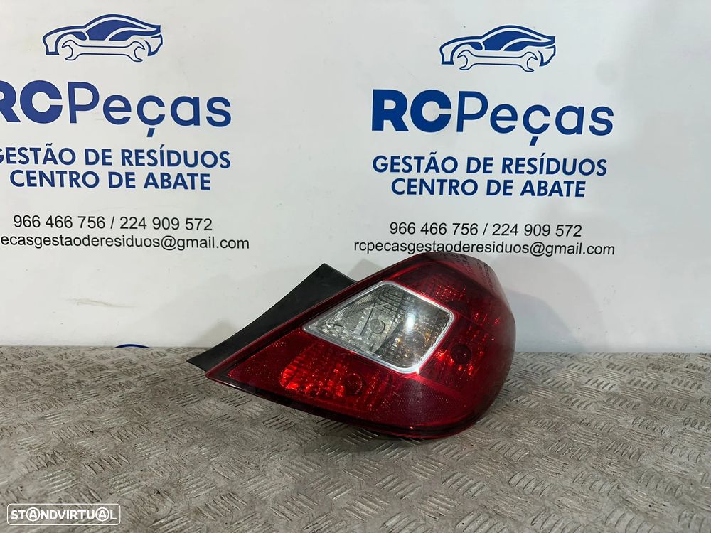 .Conjunto Farolins Tras Traseiros Esquerdo Direito Originais Opel Corsa D 13188047 13188046 2006 - 2010 - 9